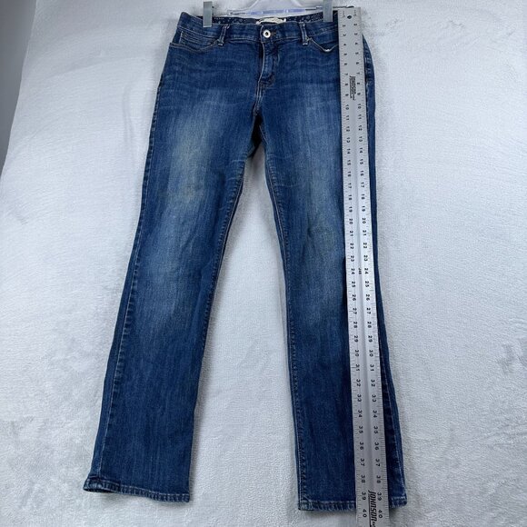 Levi Strauss & Co. 525 Straight Leg Jeans Perfect Waist Womens Size 12 Blue - Picture 12 of 13